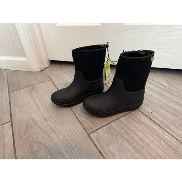 Western Chief Kids Freestyle Neoprene Outdoor Rain Snow Cold Boots Size 1 NWT - Picture 2 of 9